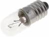 LAMP-E10/12/50 Лампа: миниатюрная; 12В; 0,6Вт; E10; цилиндрический; O10мм; L:28мм