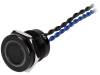 PS193P10Y21B12VT Переключатель: пьезоэлектрический; Положения: 2; SPST-NO; IP68