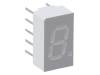 HDSP-A153 Дисплей: LED; 7-сегментный; 7,62мм; красный; 6,9-14мкд; катод; 0,3"