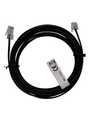 RND 765-00122, Telephone Cable, RJ11 Plug - RJ45 Plug, Flat, 1m, Black, RND Connect