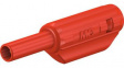 65.9182-22 Stackable Plug 2mm Red 10A 600V Gold-Plated