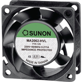MA2082-HVL.GN, Axial fan 80 x 80 x 25 mm 230 VAC, Sunon