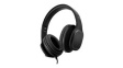 HA701-3EP Headphones, On-Ear, Stereo Jack Plug 3.5 mm, Black