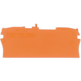2006-1292, End plate 2-wire;orange, Wago