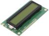 NPC1602LRU-FWT-H, Дисплей: LCD; алфавитно-цифровой; STN Positive; 16x2; LED; PIN:16, POWERTIP