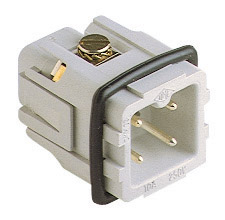 CKMD 03, male insert, 3 poles + PE, ILME