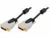 DK-320104-030-D Кабель; dual link; вилка DVI-D (24+1), с обеих сторон; 3м; черный