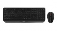 JD-7000EU-2 GENTIX Wireless Keyboard and Mouse, 2000dpi, EU US English with €/QWERTY, USB, B