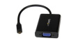 MCHD2VGAA2 Adapter, Micro HDMI Plug / 3.5 mm Stereo Socket/VGA Socket