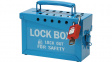 45190 Lockout Box;Steel;Blue