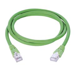 CW 2 J2M87, patch cord 2&nbsp;&nbsp;meters, with 2 RJ45 male connectors with 8 data contacts, S/FTP Ca, ILME