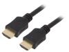 CC-HDMI4L-1M Кабель; HDMI 2.0; вилка HDMI,с обеих сторон; 1м; черный; 30AWG