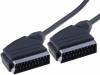 SCART-03/015LC, Кабель; SCART вилка, с обеих сторон; 1,5м; черный, Goobay