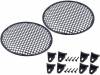 GRILL2080-BK, Декоративная решетка динамика; 8", 4CARMEDIA