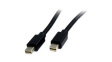 MDISP1M Video Cable, Mini DisplayPort Plug - Mini DisplayPort Plug, 3840 x 2160, 1m