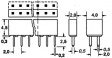 FH-2MM-SD-2X40-G Гнездовой соединитель 2x40P