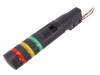 LD6A-3WZQB-RYG, Сигнализатор: световая колонна; Uпит:24ВDC; Uпит:24ВAC; LED; IP54, IDEC