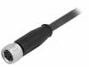 21348100489015, Разъем: M8; "мама"; PIN:4; прямой; с проводом; вилка; TPU; 1,5м, Harting
