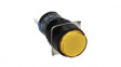 AL6M-A24PY Illuminated Pushbutton Switch Yellow 2CO Latching Function LED