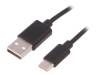 50496 Кабель; USB 2.0,USB 3.1; вилка USB A, вилка USB C; 250мм