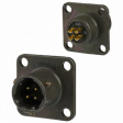 MS3112E-8-4P Appliance plug with flange