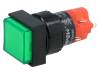 V16F-11Z-24G, Переключатель: кнопочный; 2; SPDT; 3A/250ВAC; 2A/24ВDC; зеленый, Onpow