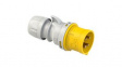014-4 CEE Plug SHARK 4P 2.5mm? 16A IP44 110V Yellow/White