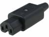 4781.0100, Разъем: питания AC; IEC 60320; C15,термостойкие; вилка; 