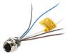 1200110033 8R5E30E03C3003, Гнездо; M12; PIN:5; "мама"; код A-DeviceNet / CANopen; 0,3м; 250В, Molex
