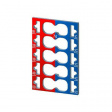6ES7193-6CP74-2AA0 ET200SP Кодовая цветовая табличка с цветами красный/синий