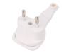 W-97649, Разъем: питания AC; вилка; Конфиг.выводов:2P; белый; 250ВAC; 6А, PLASTROL