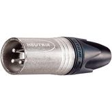NC6MXX, XLR cable plug, 6 Poles XX Soldering Connection Nickel - Plated, Neutrik