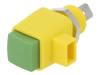 ESD798/GNGE, Зажим лабораторный; желто-зеленый; 300ВDC; 16А; Монтаж: винтами, Schutzinger