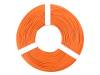 125-057, Провод; многопров; Cu; 1x0,25мм2; ПВХ; оранжевый; 100В; -10?85°C, Donau