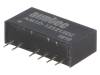 AM1D-121212DZ, Преобразователь: DC/DC; 1Вт; Uвх:10,8?13,2В; Uвых:12ВDC; SIP7, AIMTEC