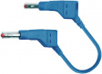 ZG425 050CM BLUE Test lead diam. 4 mm blue 50 cm CAT I