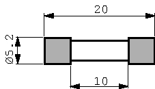 0034.2517, Предохранитель 5 x 20 mm: 1.25 A средний медленного,FSM, Schurter