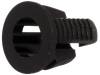 FIX-LED3-20, Держатель LED; 3мм; одноэлементный; черный; UL94V-2; L:5,8мм, FIX&FASTEN
