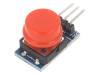OKY3465-1 Модуль: кнопка; 11x22мм; Цвет: красный; Назначение: ARDUINO