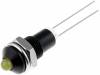 SMR1 069, Держатель LED; 3мм; металл; выпуклый; с пластиковой заглушкой, SIGNAL-CONSTRUCT