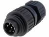 CA 6 LS (934126100), Разъем: круглый; -40?90°C; Класс защиты: IP67; Серия: CA; вилка, Hirschmann