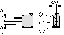 3296X-1-102LF, Потенциометр: монтажный; многооборотный; 1кОм; 500мВт; THT; ±10%, Bourns