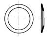 1281445 Шайба; пружинная; M6; D=10,2мм; h=0,7мм; пружинная сталь; BN:803