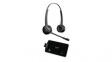 AXH-PRX1D NC Headset Pime X1 with Docking Station, On-Ear, Wireless, Black