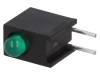 HLMP-1503-C00A2, LED; в корпусе; зеленый; 3мм; Кол-во диод: 1; 10мА; 60°; 1,5?2,7В, Broadcom (Avago)