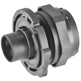 RST50I5S B1 M02V SW, Panel-mount socket M40 socket L3-N-PE Screw Connection, Wieland Electric