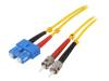 FP0SS02 Разъем: световодный; patchcord; ST, SC; на защелки; Кат: OS2; "папа"