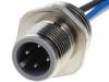 ELST 412 PG9 SN (932916206), Гнездо; М12; PIN:4; "папа"; код A-DeviceNet / CANopen; 0,2м; IP67, Hirschmann
