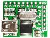 USB UART 2 BOARD Дочерняя плата; UART, USB; USB B; MCP2200