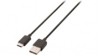 CCGP60600BK10 USB 2.0 Cable USB C Plug - USB A Plug 1m Black